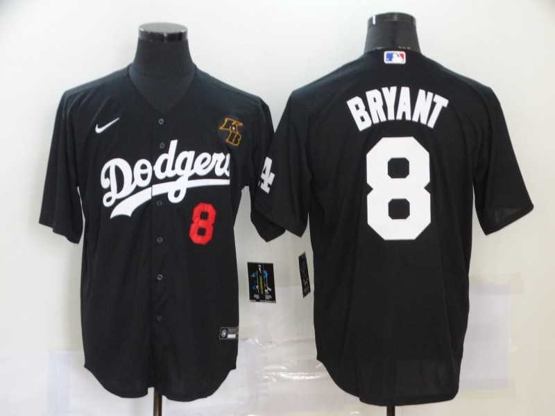 Dodgers 8 Kobe Bryant Black 2020 Nike KB Cool Base Jersey,We sell and wholesale Dodgers 8 Kobe Bryant Black 2020 Nike KB Cool Base Jersey on line form chian!